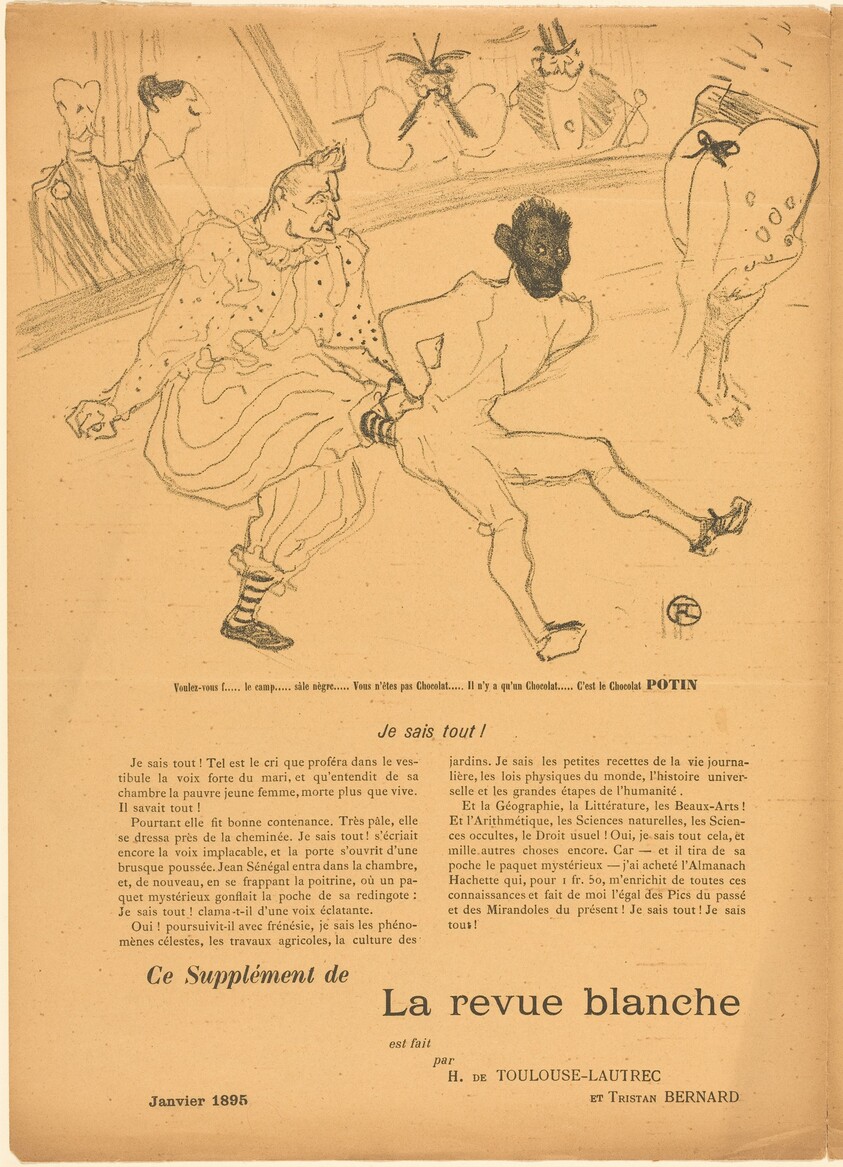 Footit and Chocolat (Footit et Chocolat) [left recto]