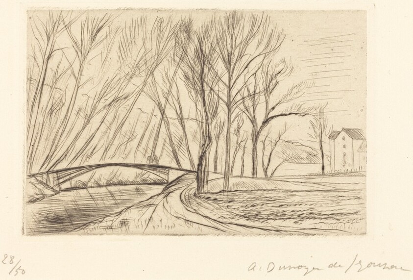 Footbridge at Serbonne (La Passerelle de Serbonne)