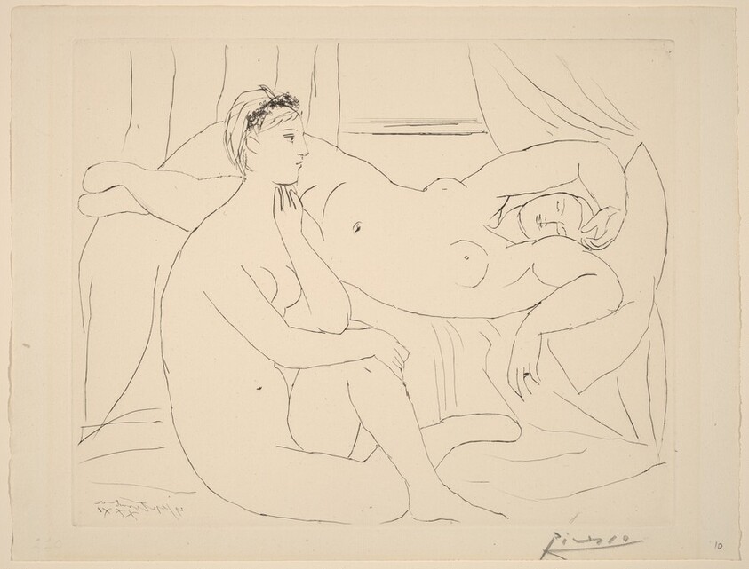 Two Nudes Resting (Femmes se Reposant)