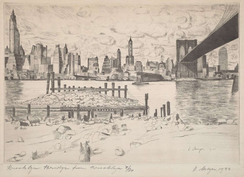 Brooklyn Bridge From Brooklyn