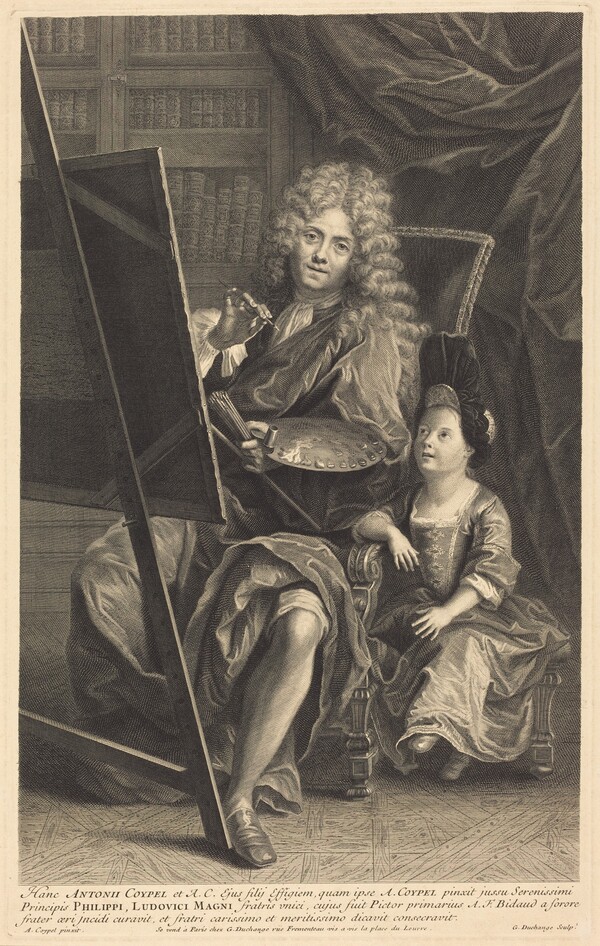 Antoine Coypel and His Son