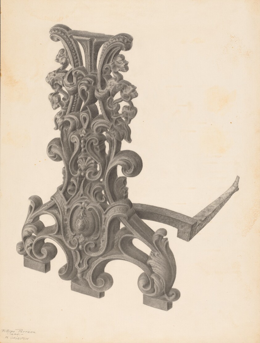 Andiron (one of pair)