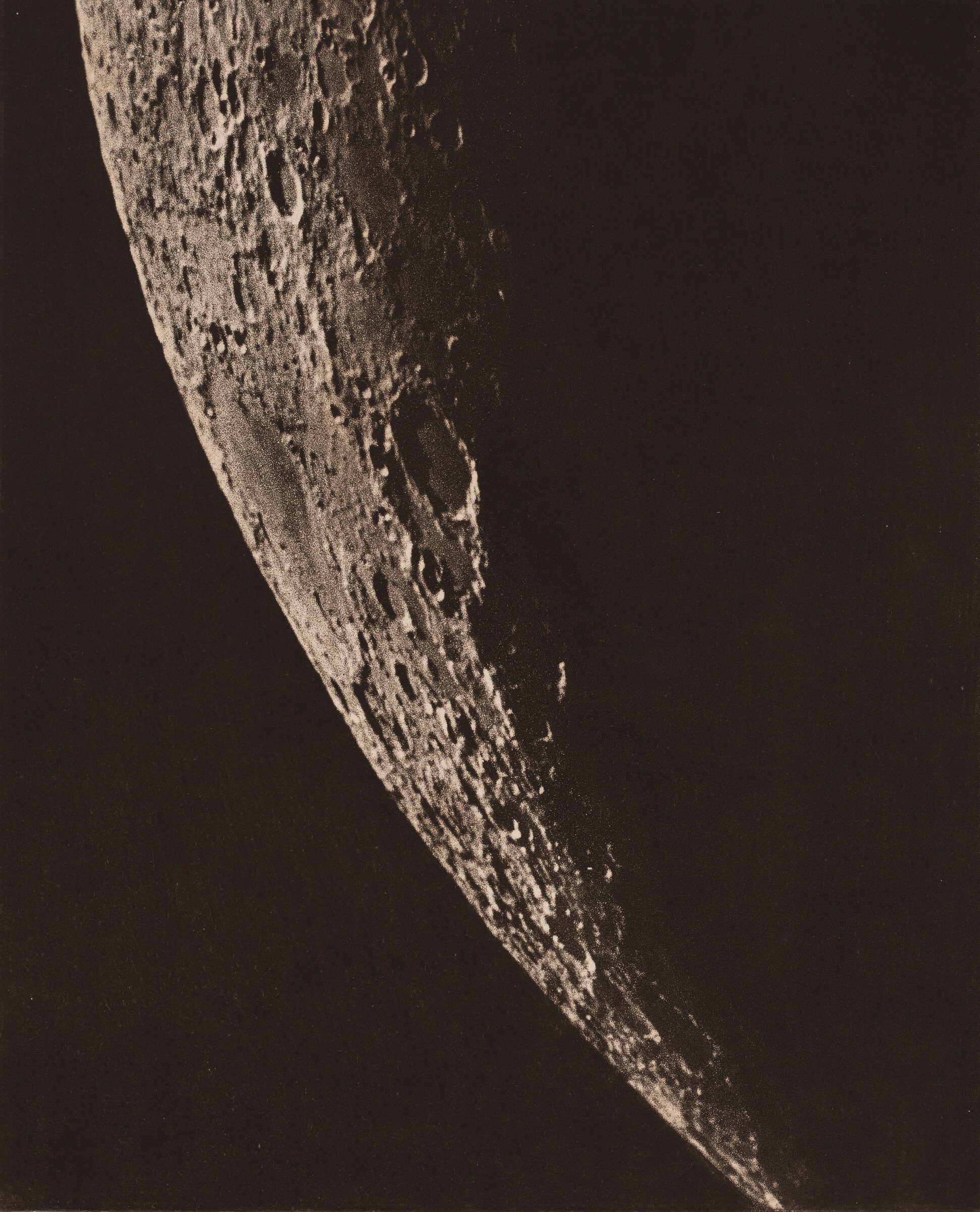 Carte photographique de la lune, Charles Le Morvan, 1909