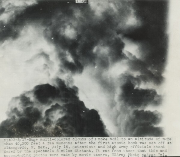 Title from caption on object: “Huge Multi-Colored Clouds of Smoke...”