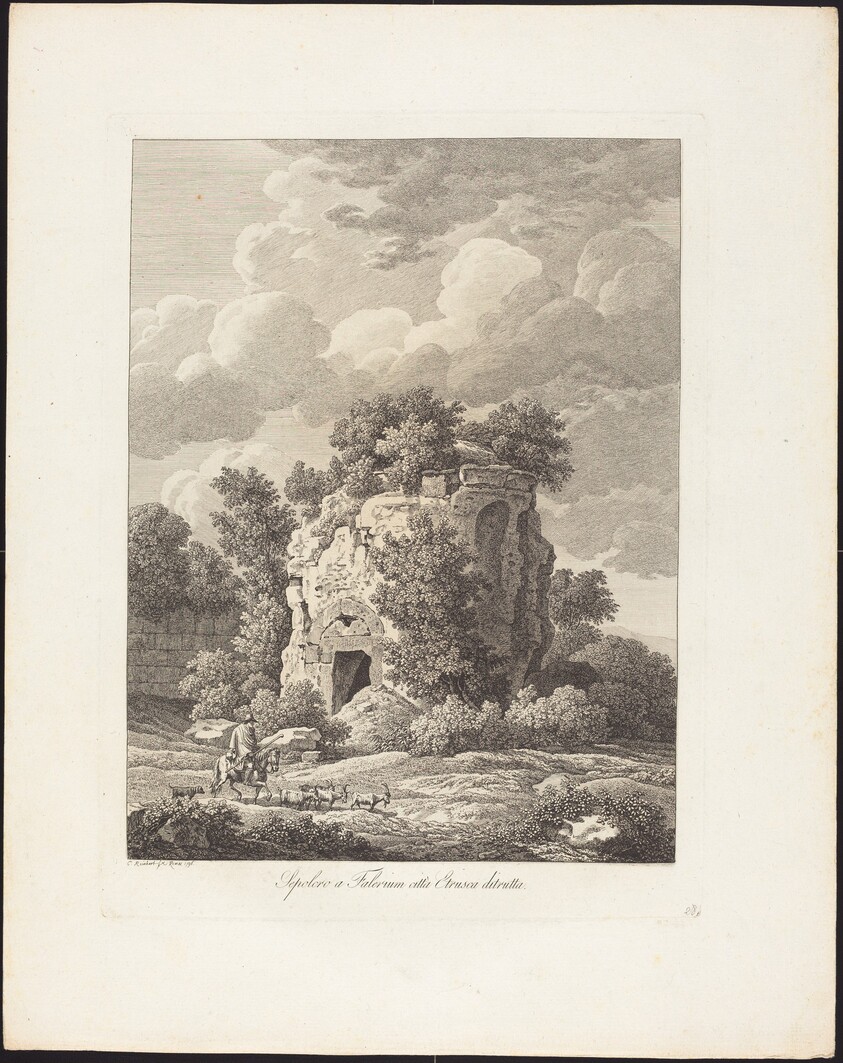 Sepolcro a Falerium città Etrusca ditrutta