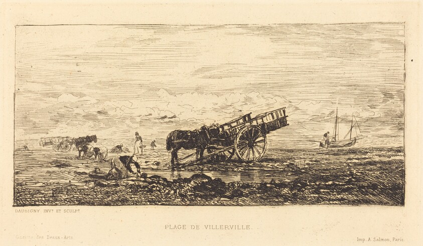 Beach at Villerville (Plage de Villerville)