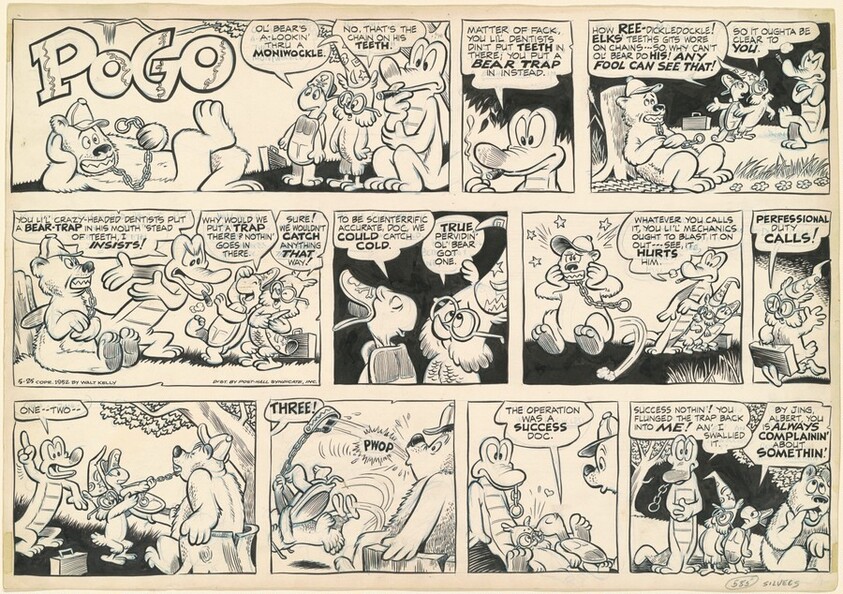 A Bear-Trap in His Mouth 'Stead of Teeth