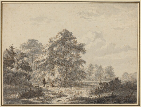 Hunters at the Edge of the Woods