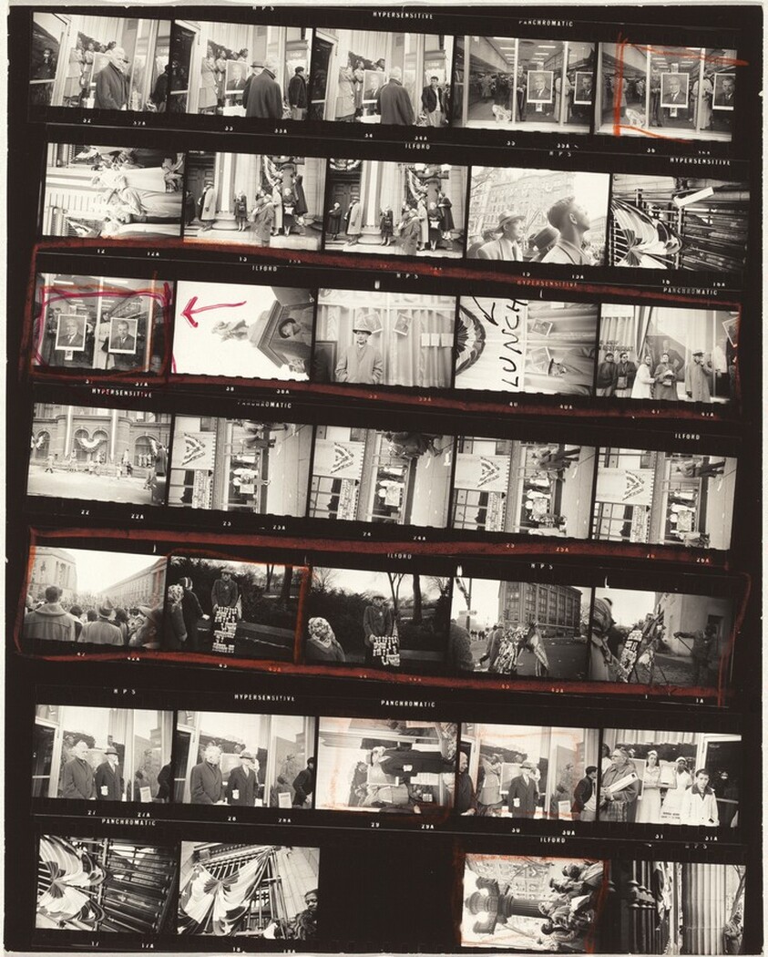 Guggenheim 164/Lines of My Hand 75--Inauguration, Washington, D.C.