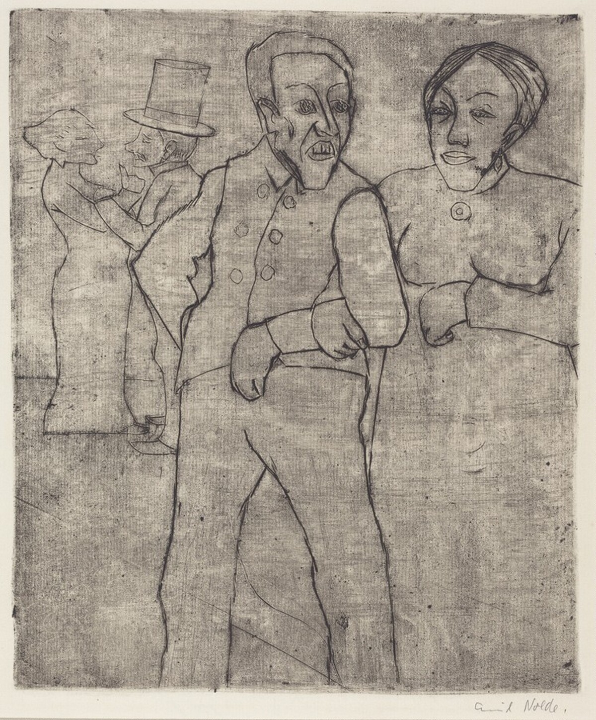 People in a Village Inn (Leute im Dorfkrug)