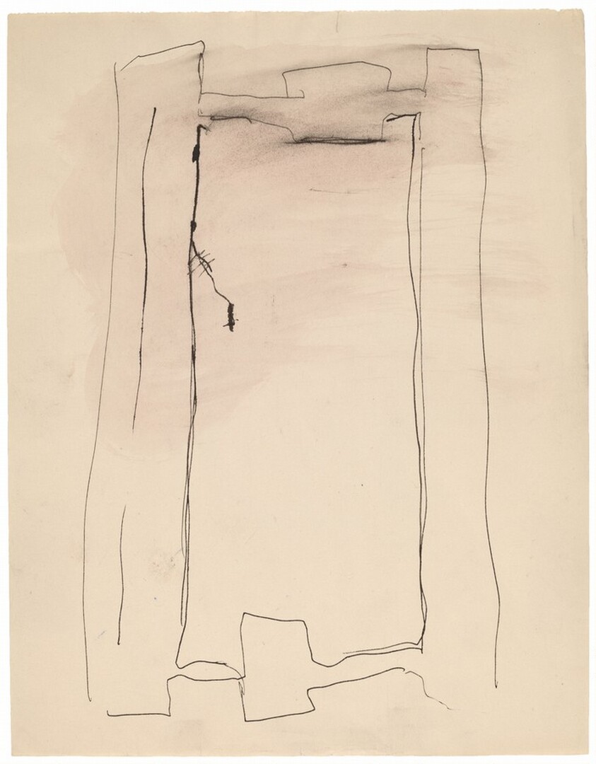 Untitled (Sketch for Harvard Mural)