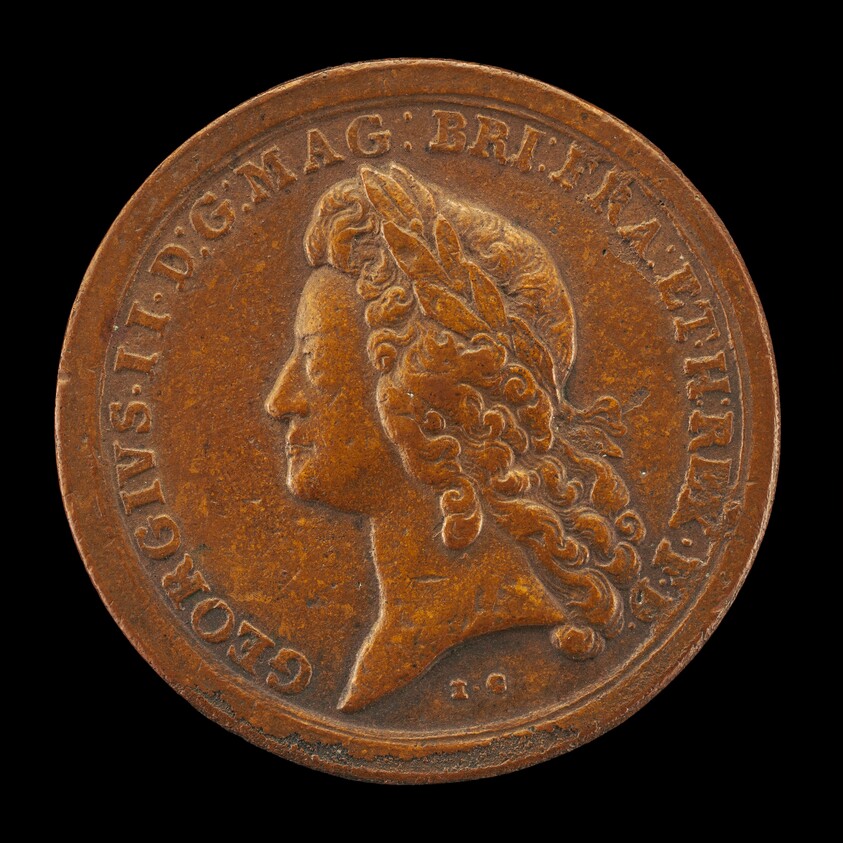 George II, 1683-1760, King of Great Britian 1727 [obverse]