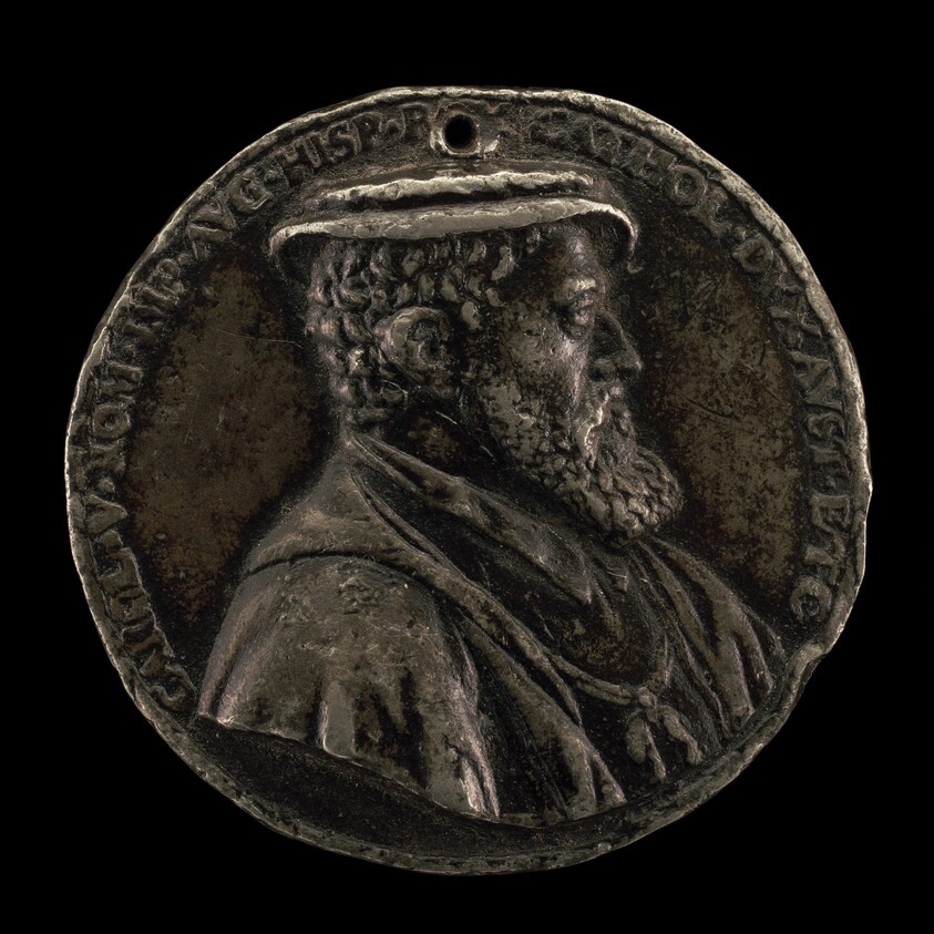Charles V, 1500-1558, King of Spain 1516-1556, Holy Roman Emperor 1519 [obverse]