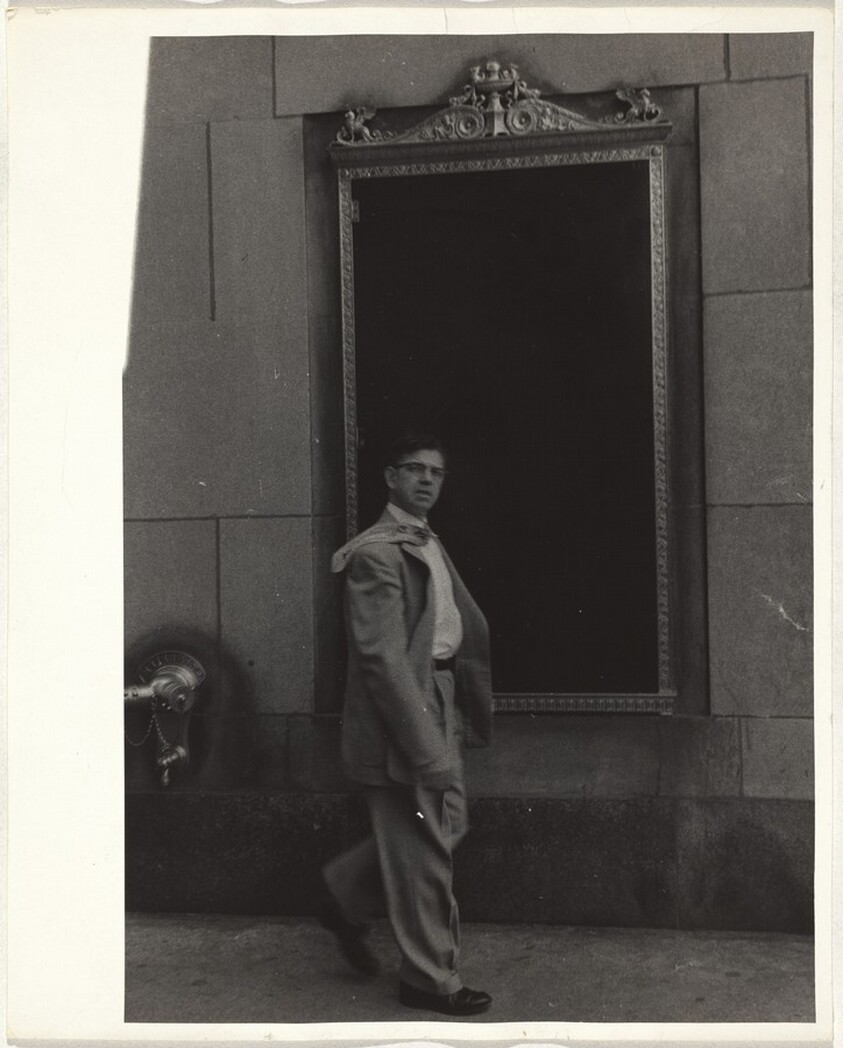 Man on street--Chicago