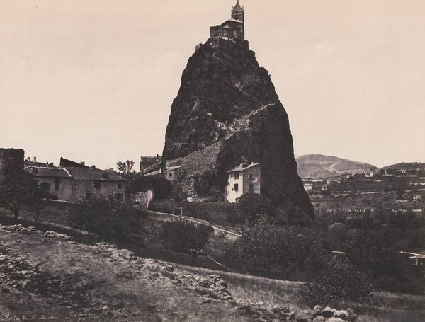 Rocher de St. Michel au Le Puy (Rock of St. Michel near Le Puy)