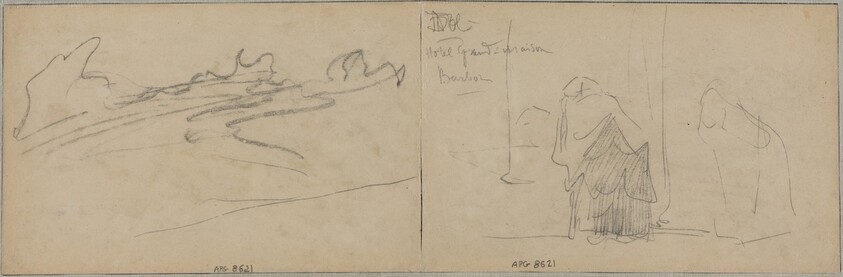 Studies of Clouds and an Old Woman