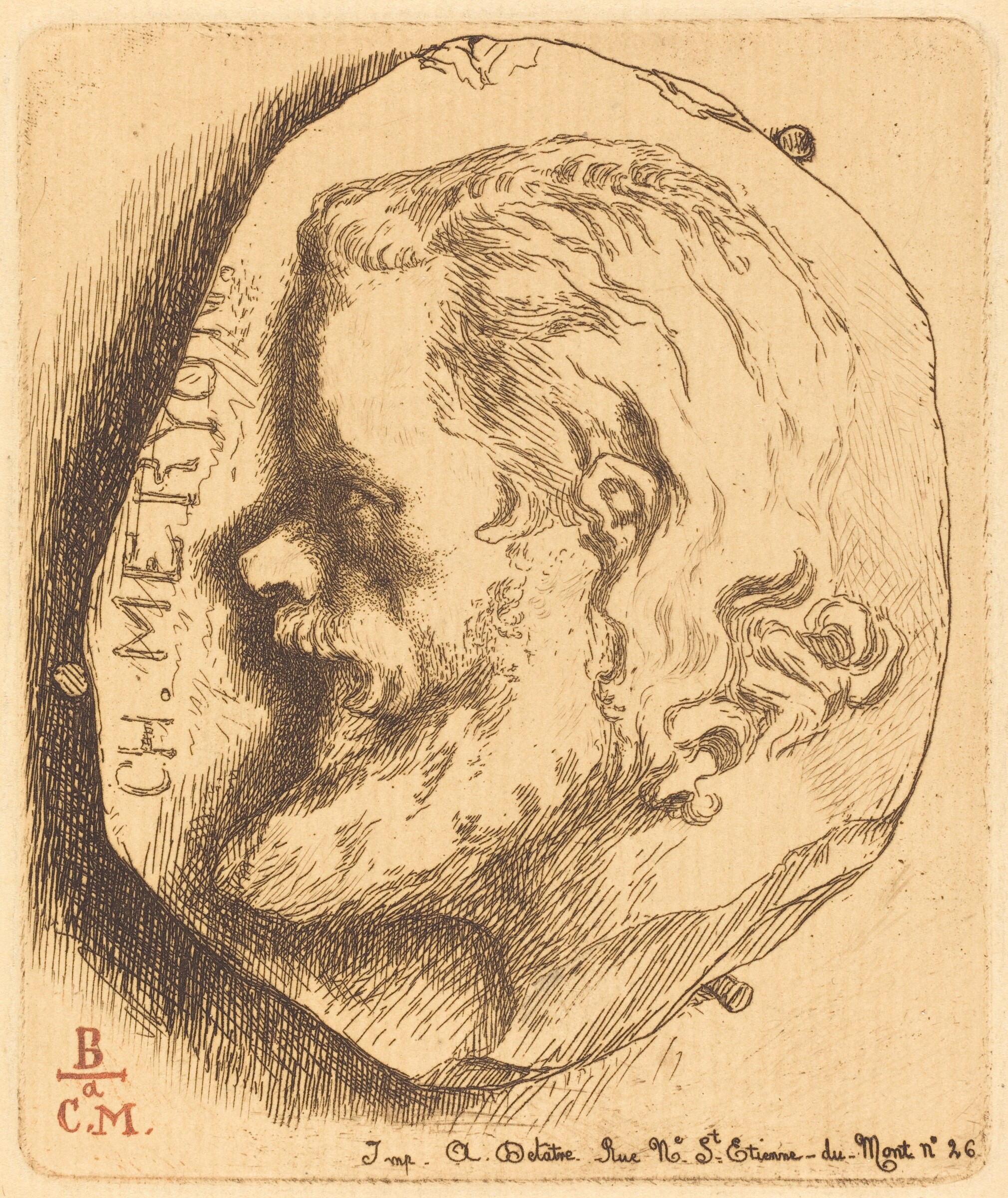 Charles Meryon, Félix Bracquemond, 1854