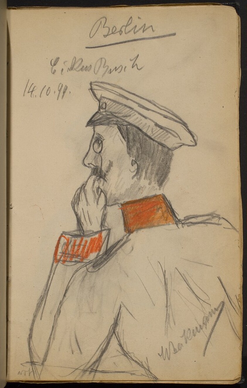 Officer with Monocle