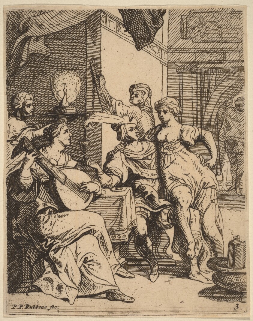 The Prodigal Wasting His Substance in the Tavern