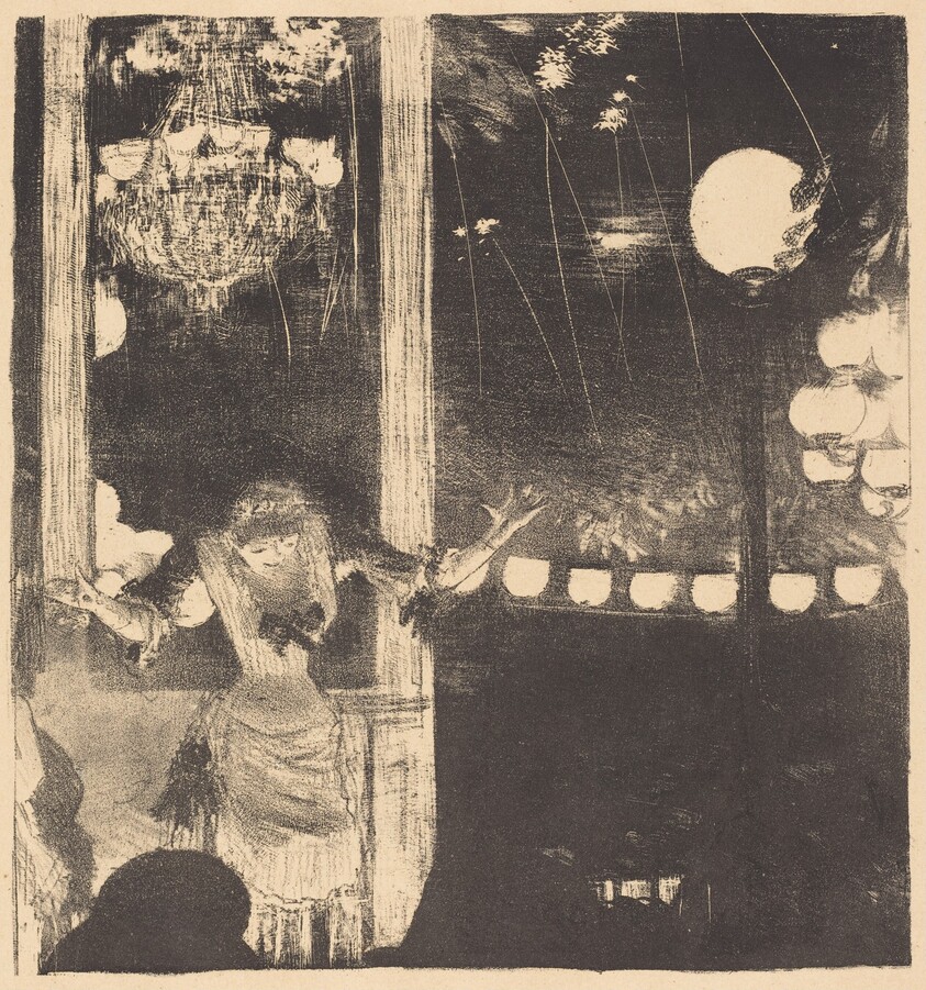 Mademoiselle Bécat at the Cafe des Ambassadeurs (Aux Ambassadeurs: Mlle Bécat)