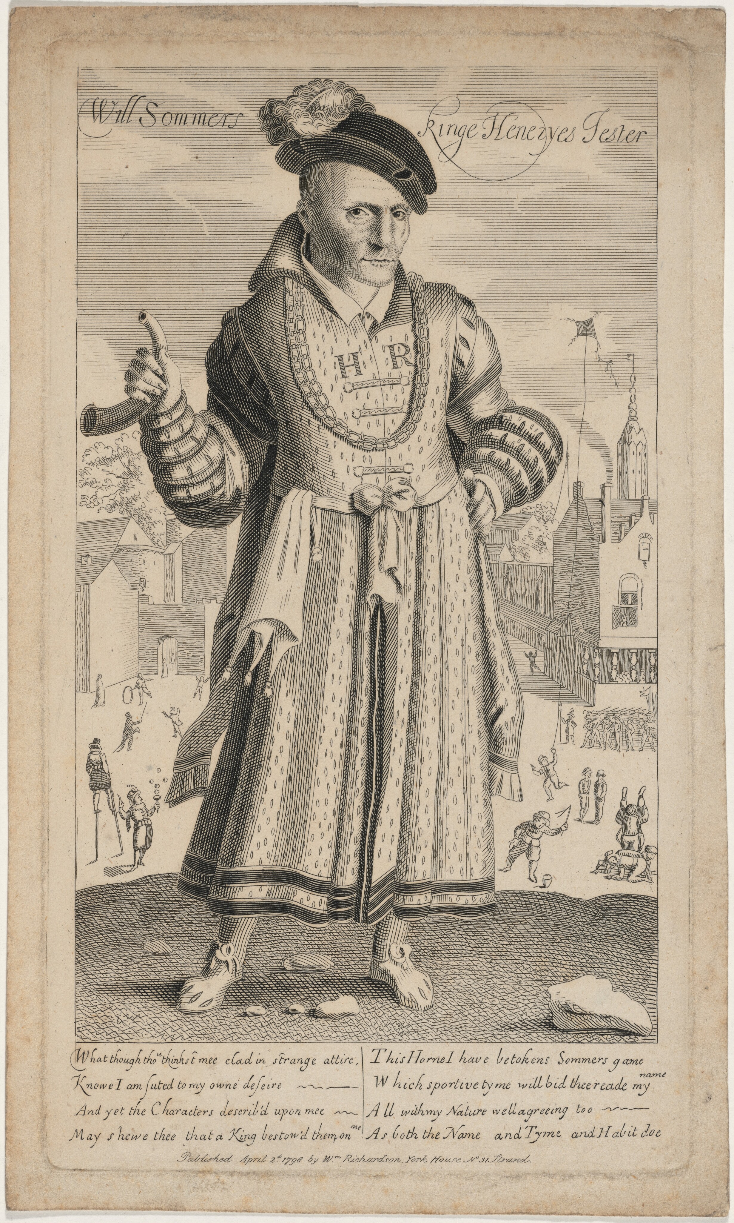 William Sommers, King Henry VIII's Jester by Francis Delaram