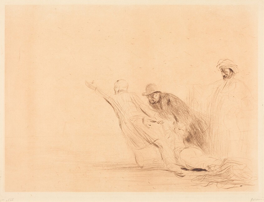 Le femme adultère (3e planche) (The Adulteress) (third plate)