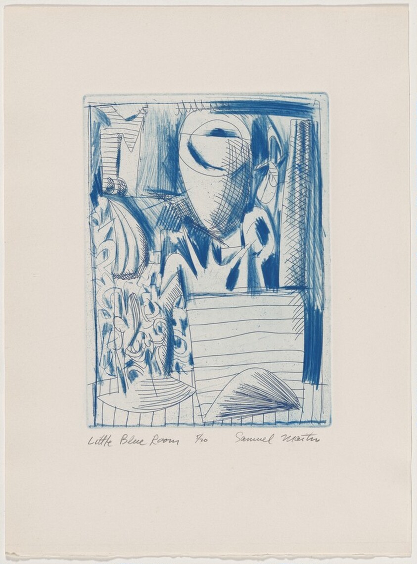 Little Blue Room from For Carl Zigrosser