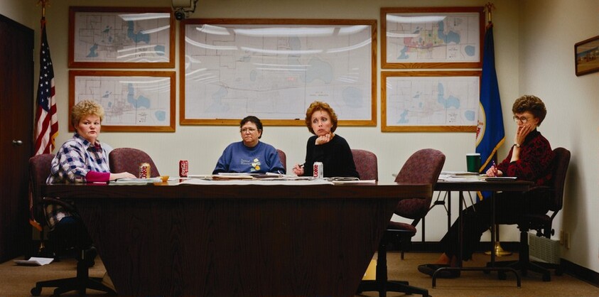 Dassel, Minnesota (population 1134) City Council, March 15, 1999 (L to R): Nancy Nicholson, Ava Flachmeyer (Mayor), Jan Casey, Sherlyn Bjork (Deputy Clerk)