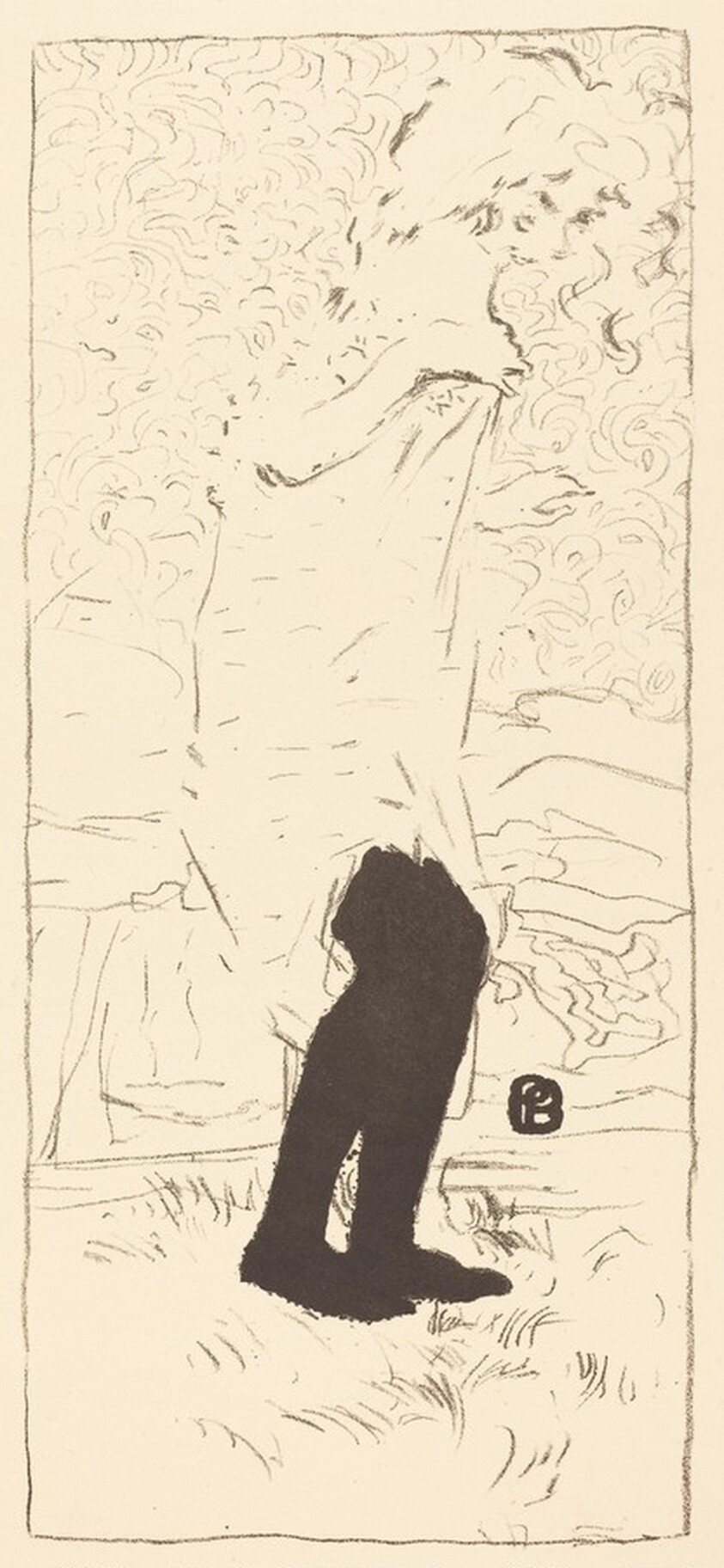 Young Woman in Black Stockings (Jeune femme aux bas noirs)