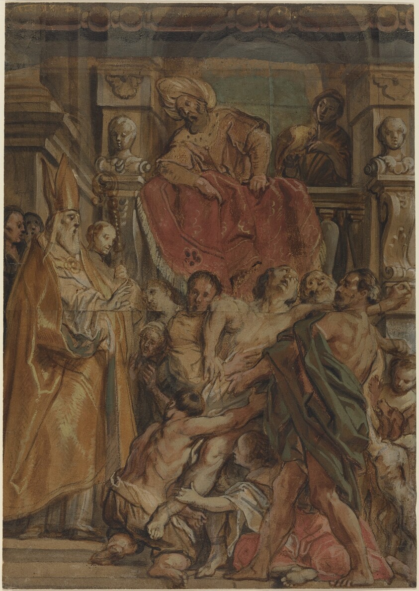 Saint Martin of Tours Healing the Servant of Tetrodius