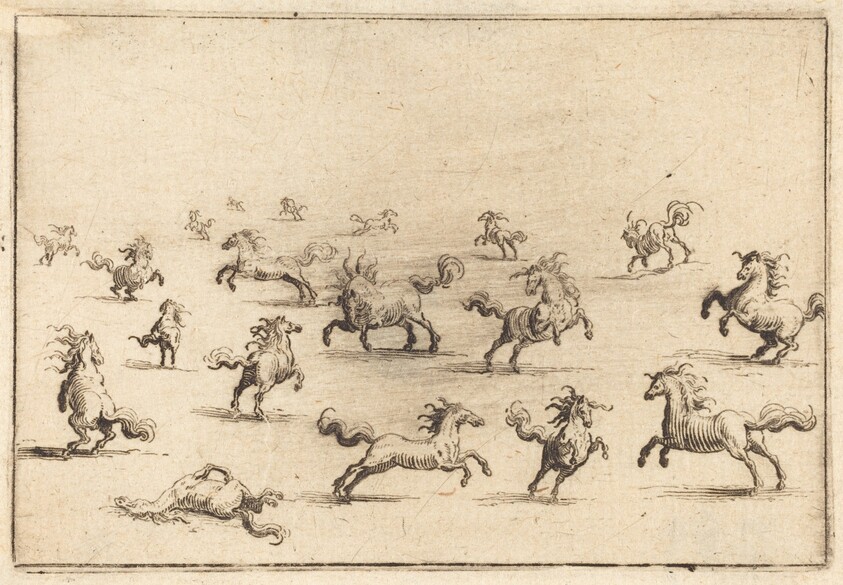 Horses Running