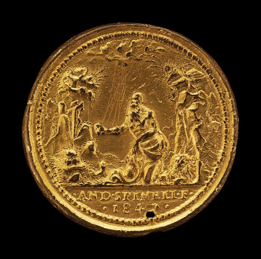Saint Jerome in the Wilderness [reverse]