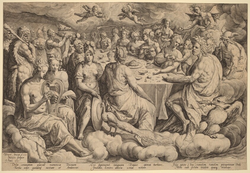 Banquet of the Gods at the Wedding of Peleus and Thetis