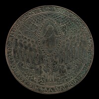 Christ in Glory and the Last Judgment [reverse], Attributed to Emiliano Orfini da Foligno, 1466/1467