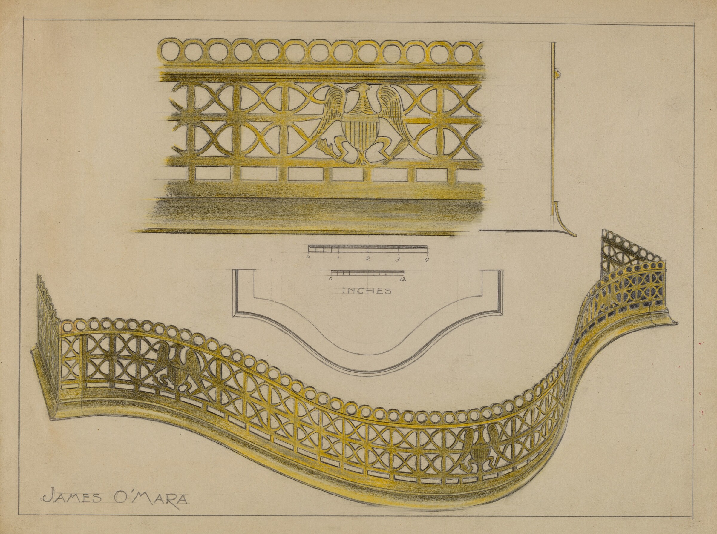 Fire Rail, James O'Mara, c. 1936