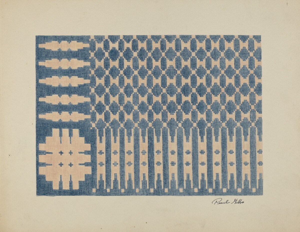 Old Colonial Handwoven Bedspread