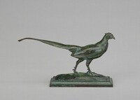Pheasant, Head to Right, Antoine-Louis Barye, model n.d., cast c. 1845/1874