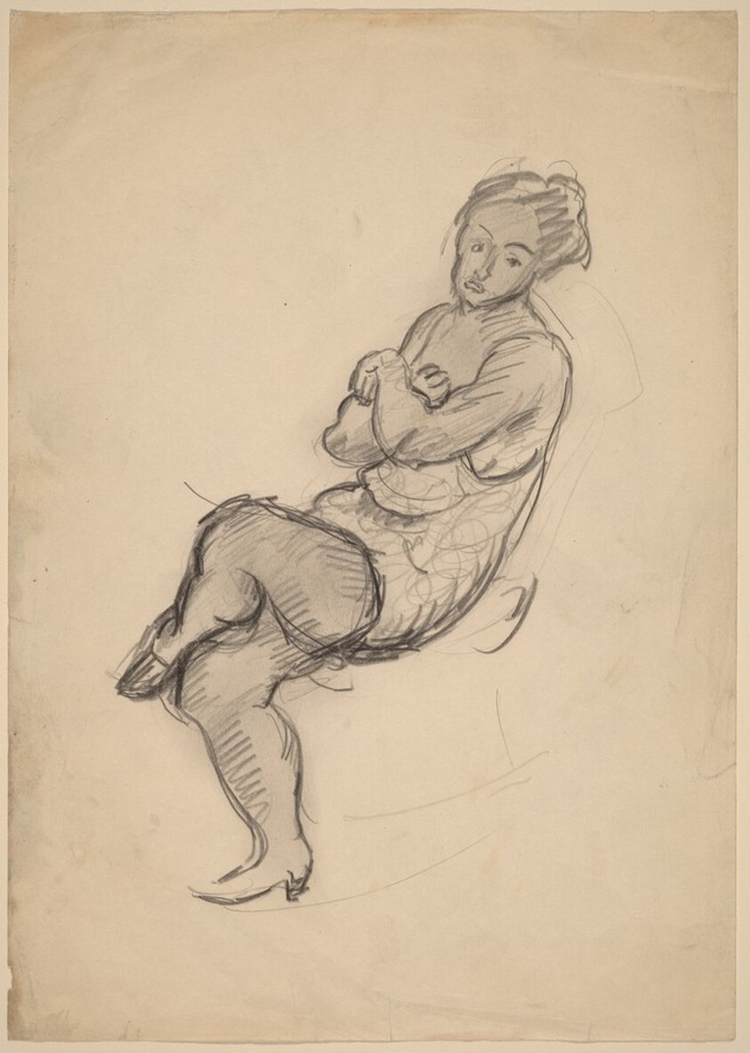 Seated Woman Facing Left