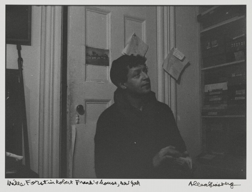 Miles Forst in Robert Frank's house, New York