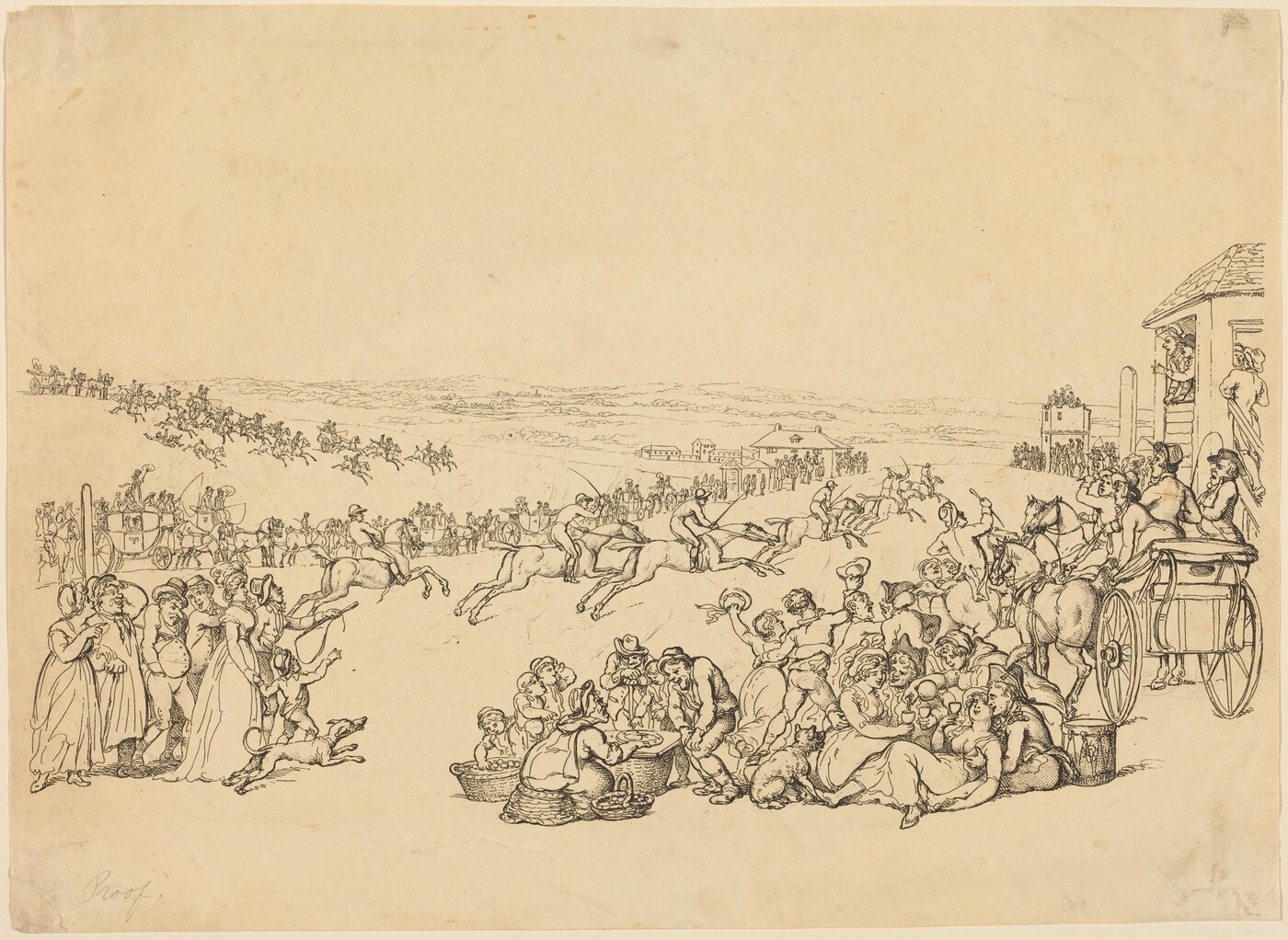 Running by John Bluck after Thomas Rowlandson