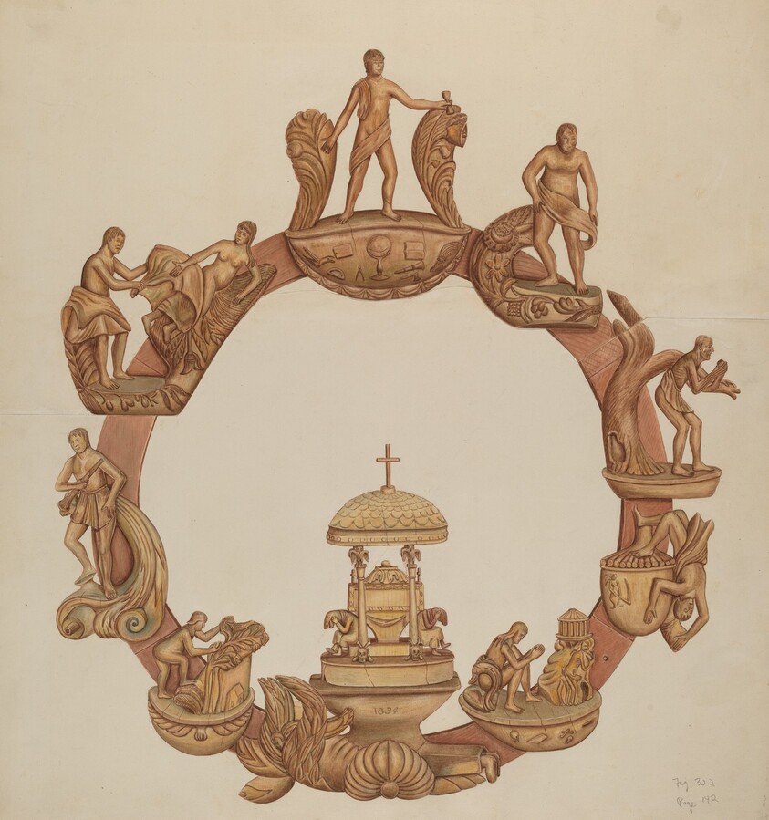 "Cycle of Life" Carving