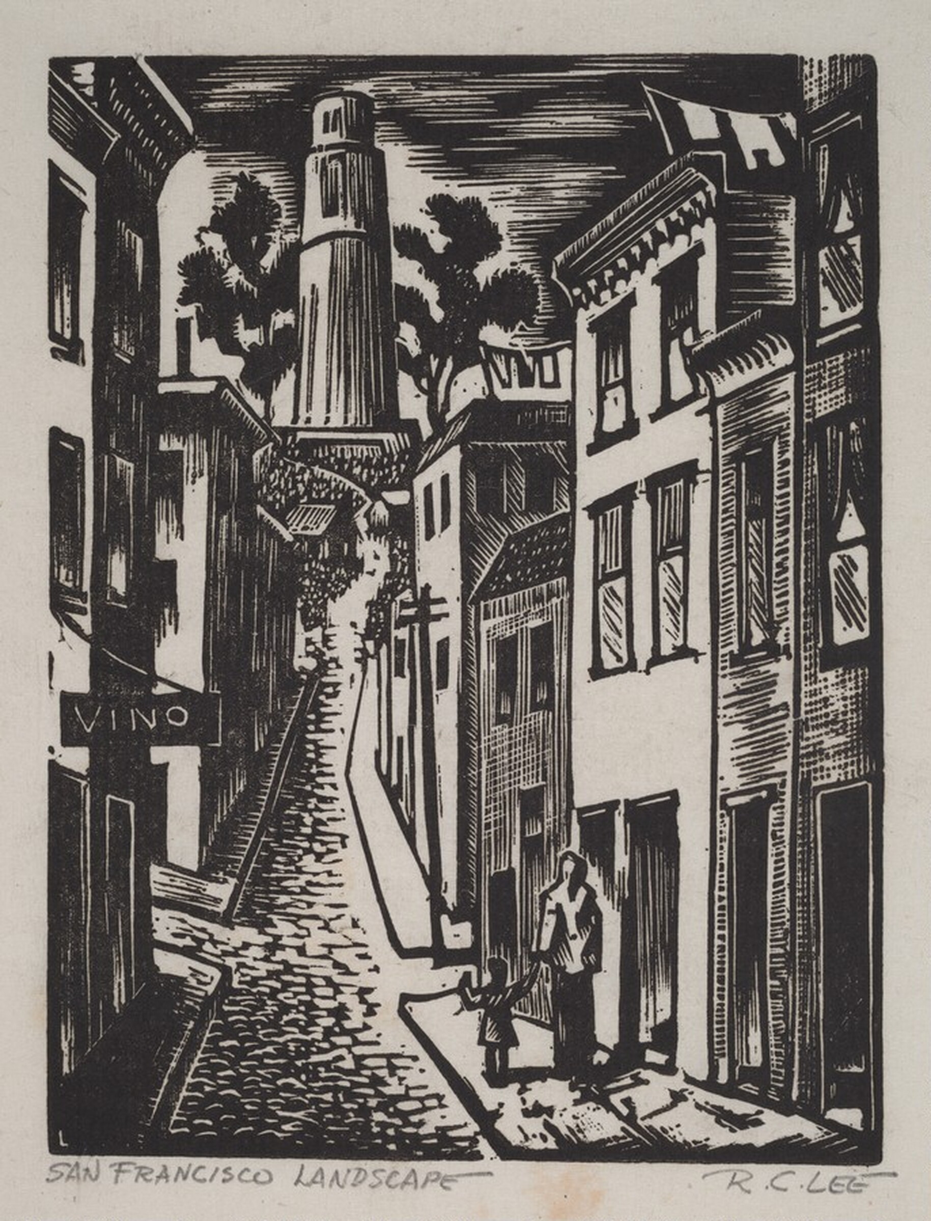 San Francisco Landscape, Robert Cranston Lee, 1943