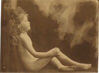 An Angel unwinged by your desire, Julia Margaret Cameron, 1873