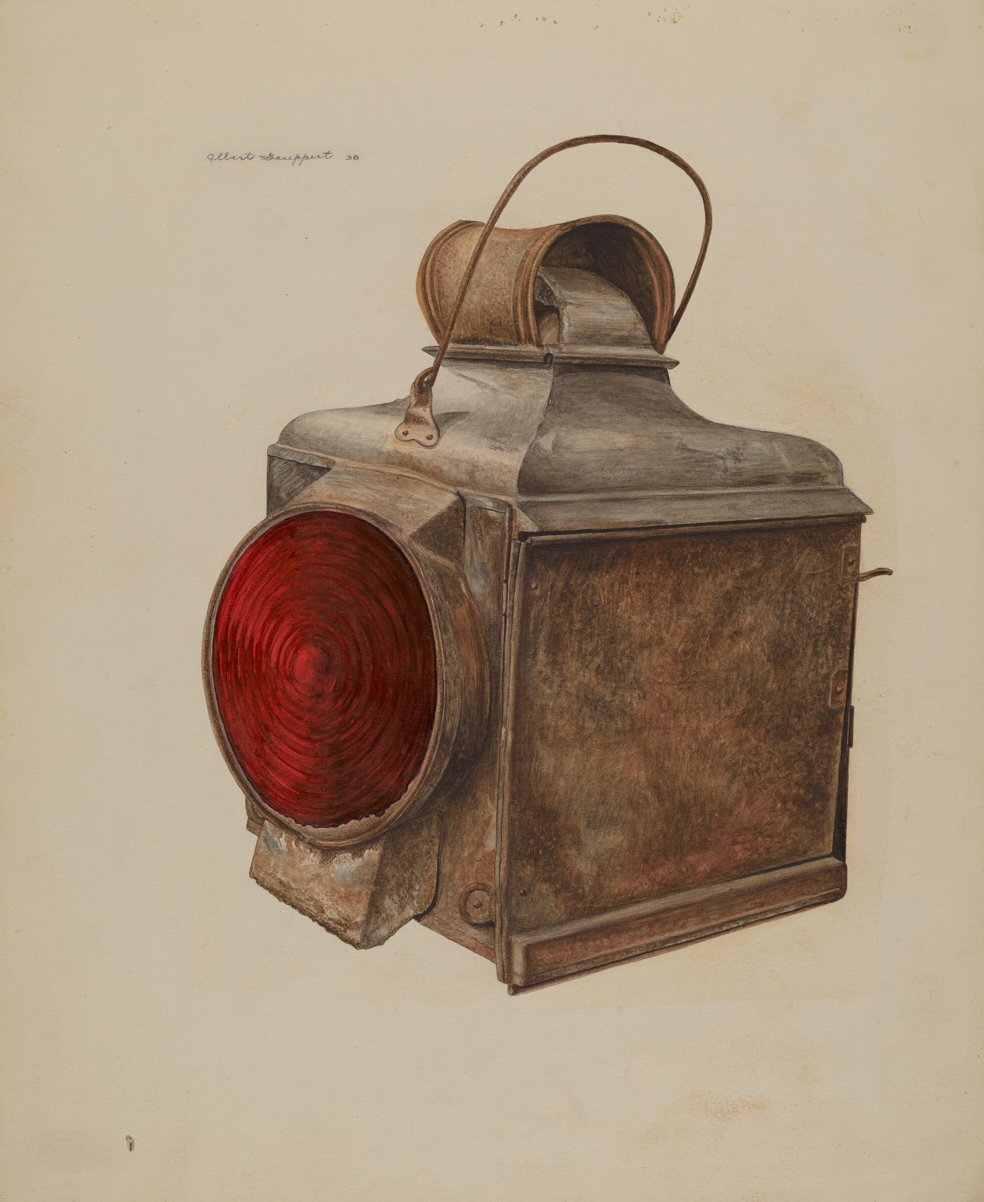 Railway Lantern, Albert Geuppert, 1938