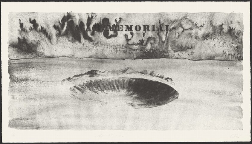 Crater with Smoke from Five War Memorials