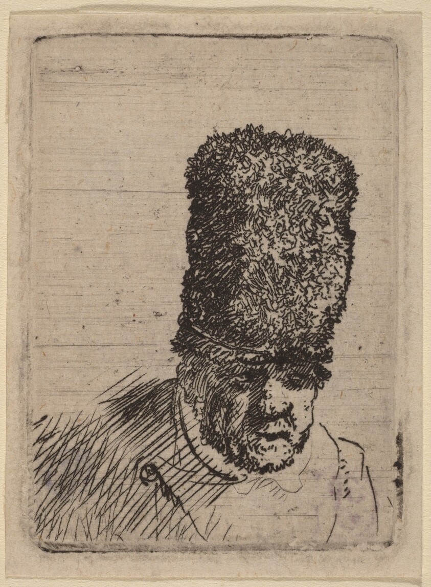 Head of an Old Man in High Fur Cap