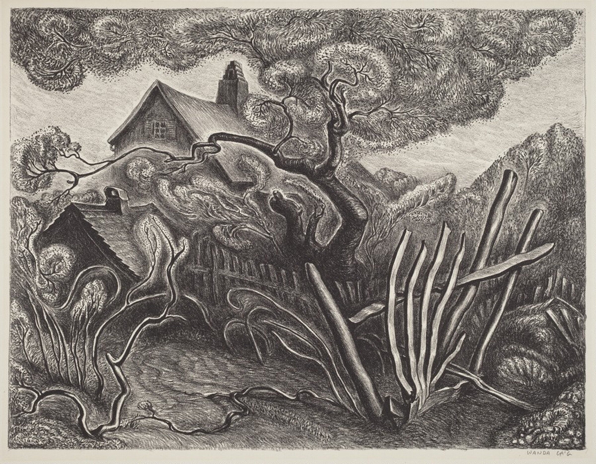 Spring in the Garden, Wanda Gág, 1927