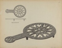 Pa. German Trivet, John Dana, c. 1937
