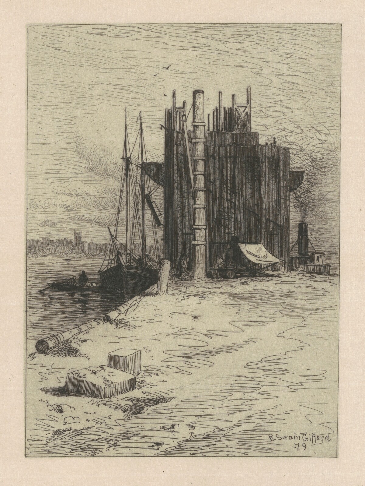 Coal Pockets at New Bedford