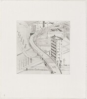 Freeway Building [working proof 1], Wayne Thiebaud, 1998